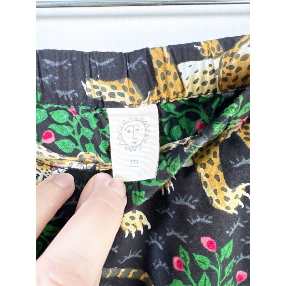 Printfresh Bagheera Pajama Set Shirt and Pants Organic Cotton Leopard Medium - Picture 10 of 16